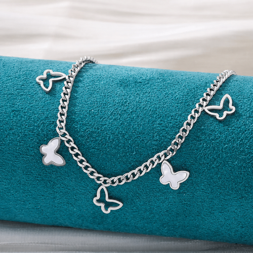 Butterfly Charm Chain Anklet