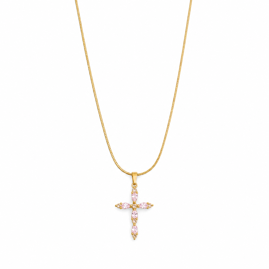 Radiant Cross Necklace