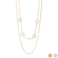 Layered Lucky Clover Necklace