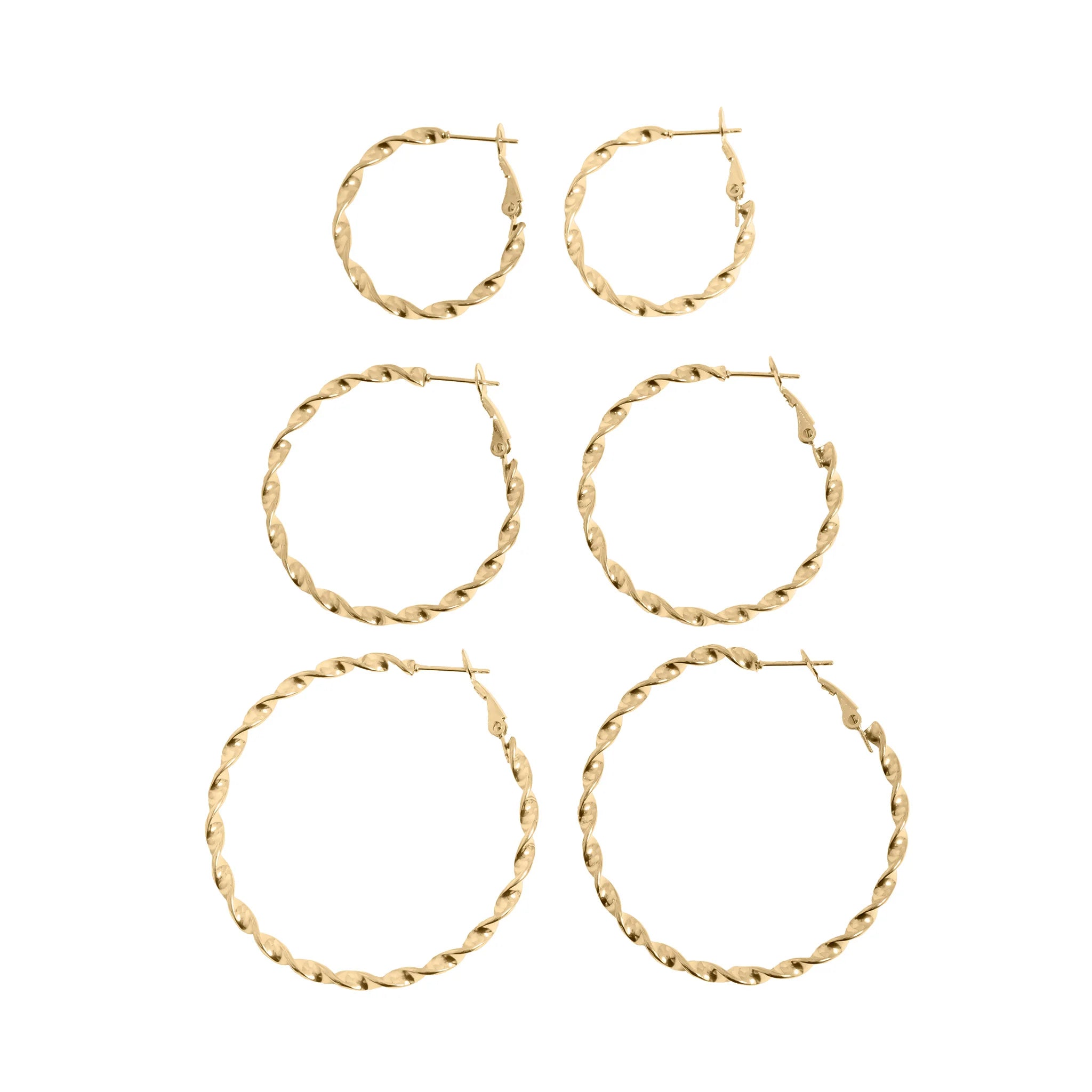 Twist Hoop Earrings