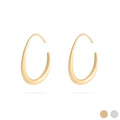 Sculpted Glow Hoops