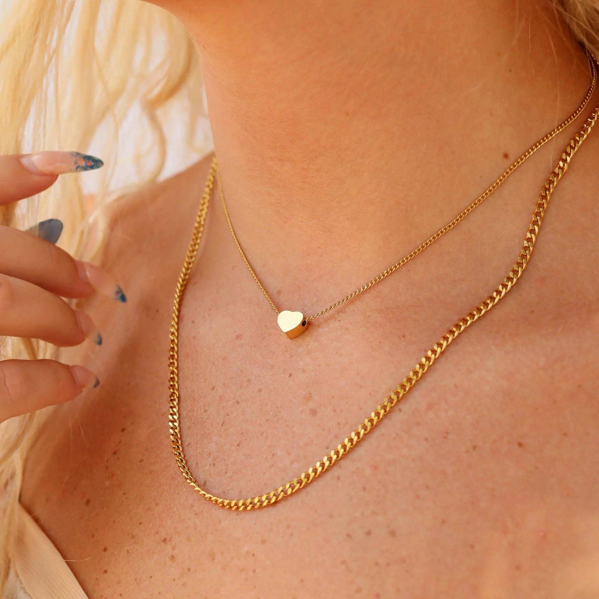 Layered Heart Necklace