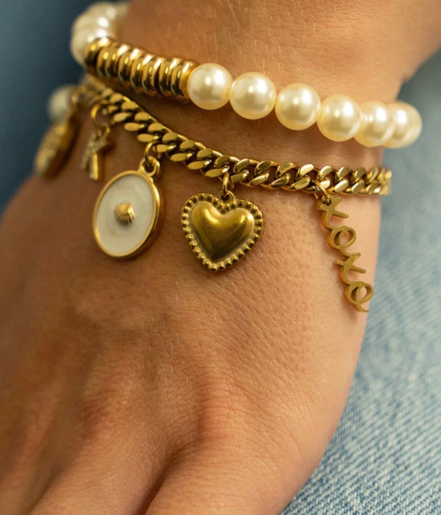 Mini Gold Heart Charm