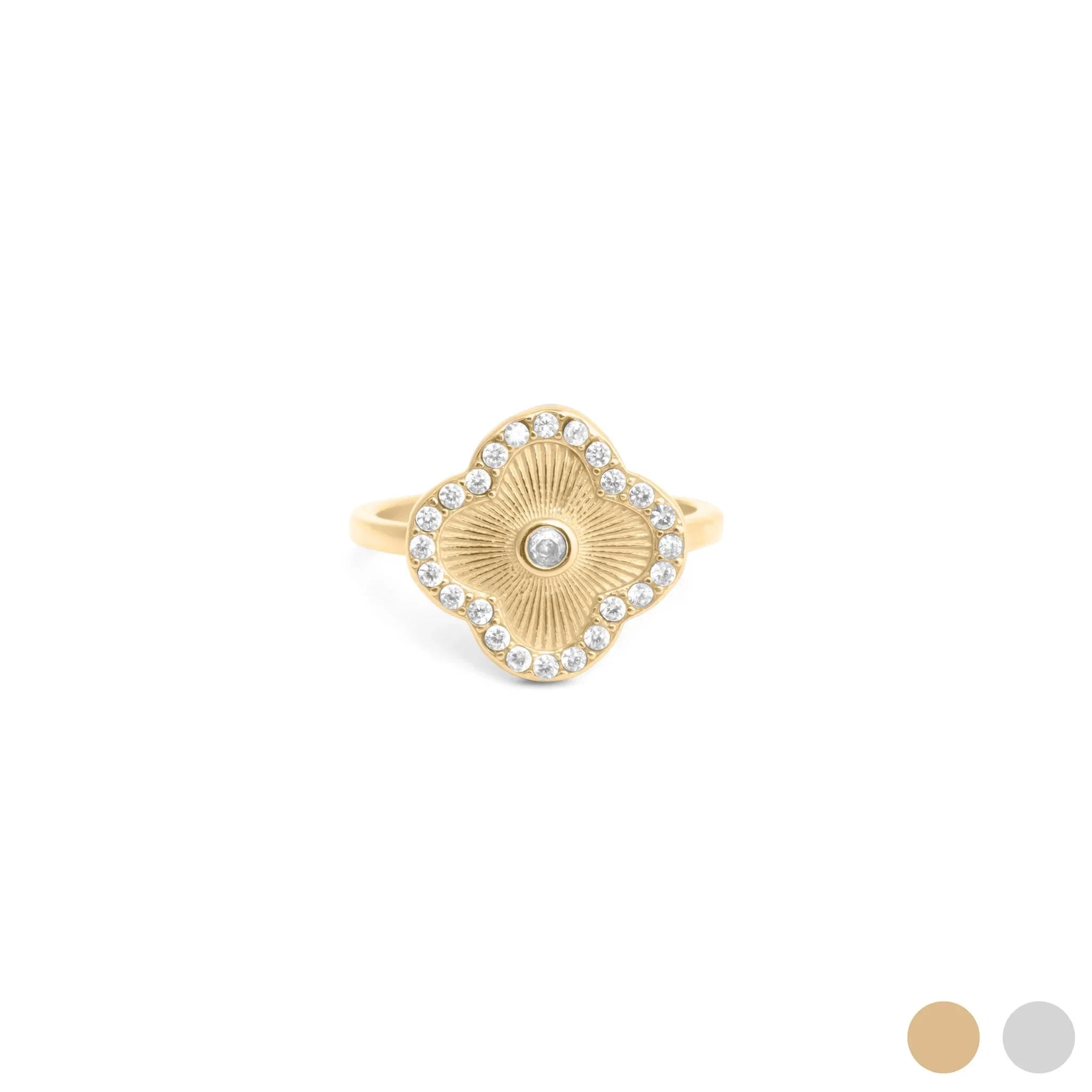Soleil Clover Ring