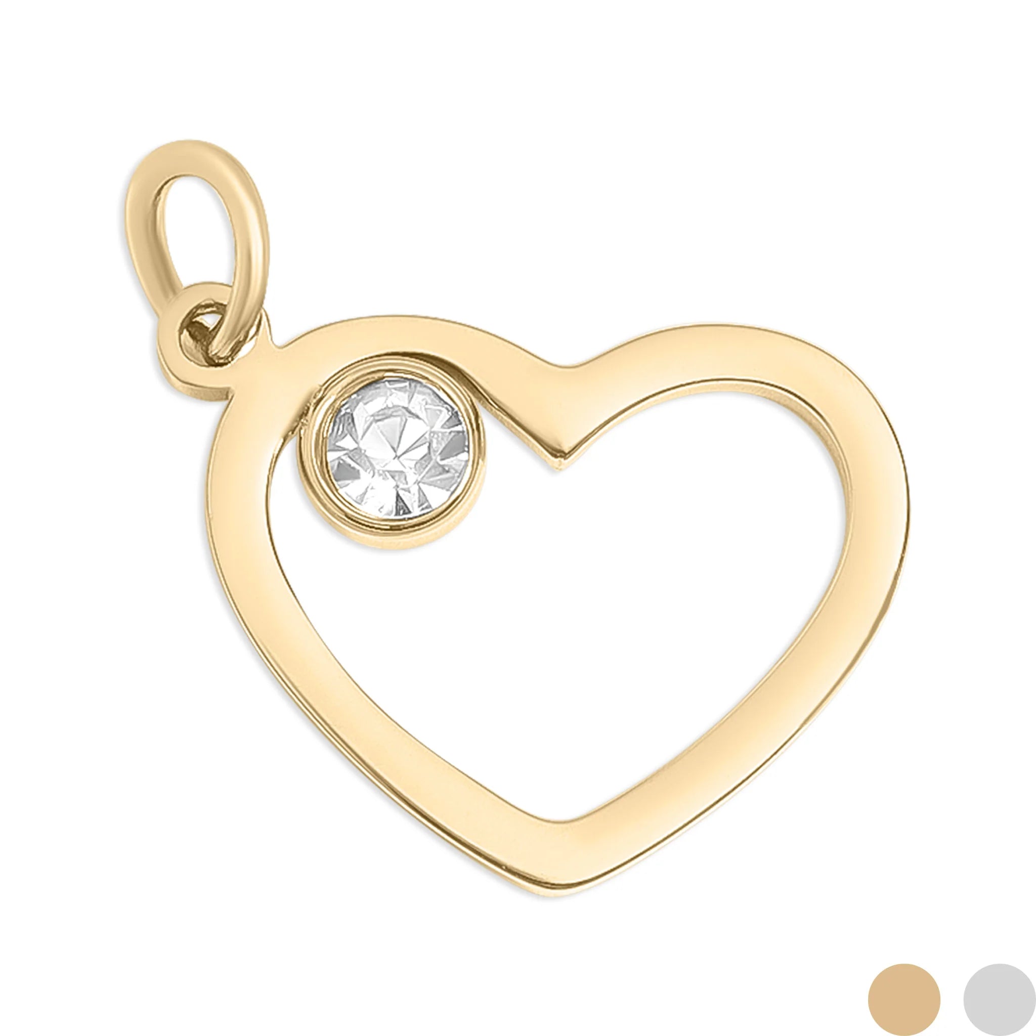 Open Heart Charm