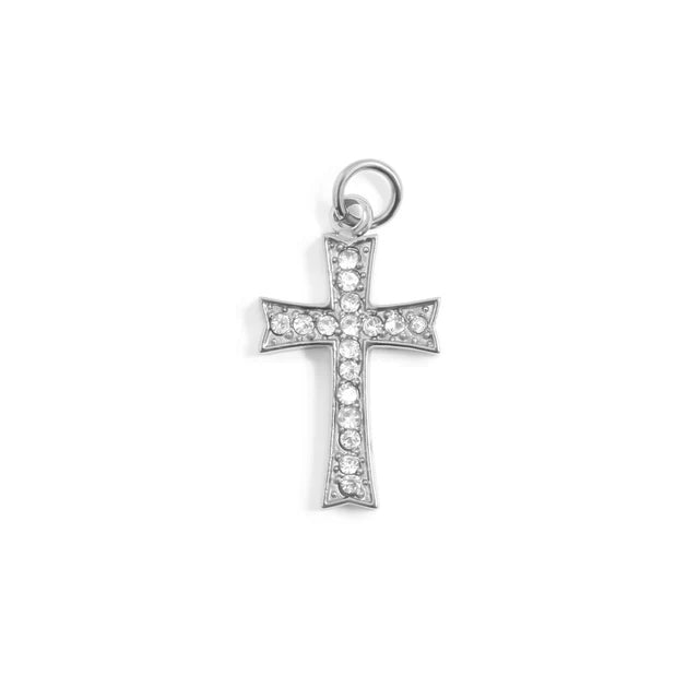Crystal Cross Charm