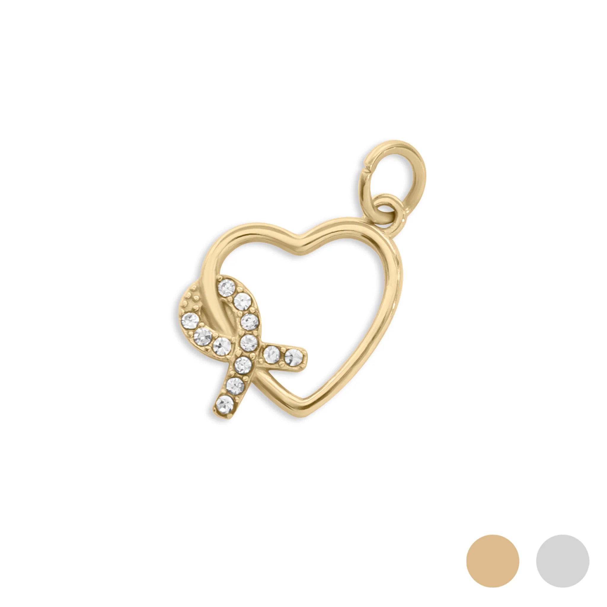 Crystal Cancer Charm