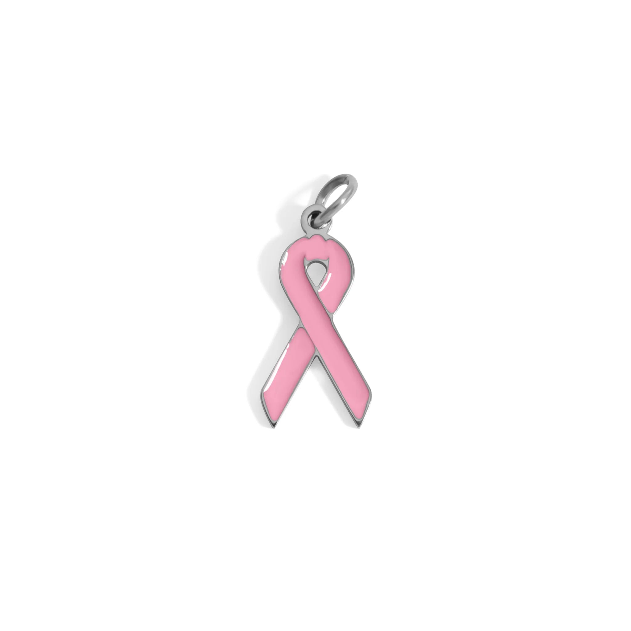 Breast Cancer Ribbon Charm