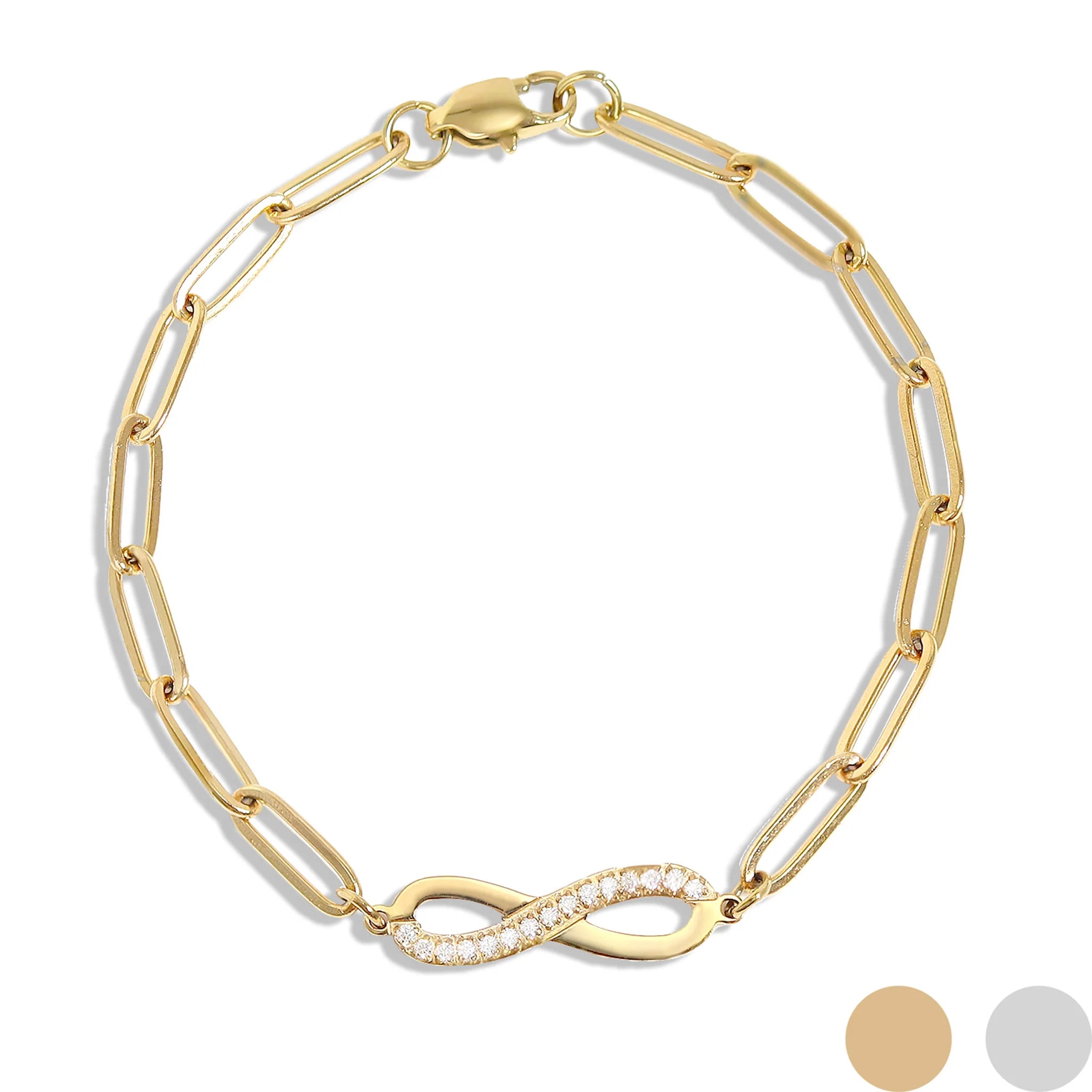 Infinity Diamond Bracelet