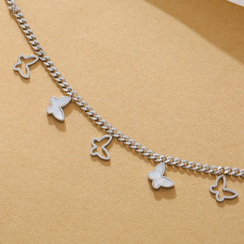 Butterfly Charm Chain Anklet