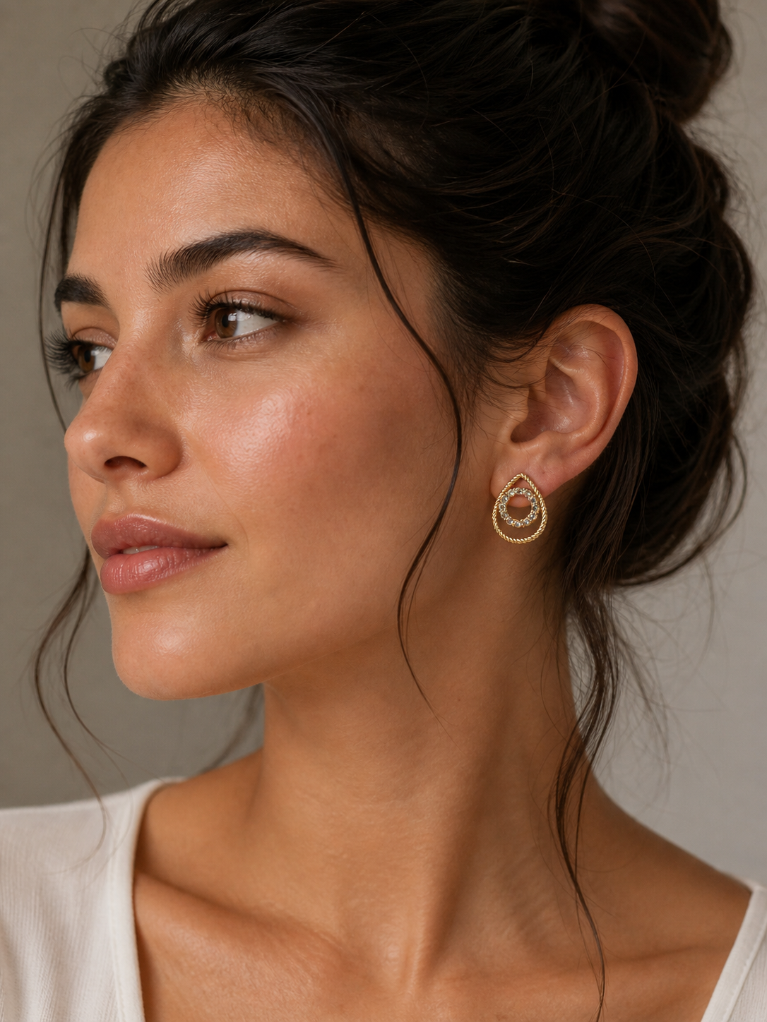 Teardrop Twist Earrings