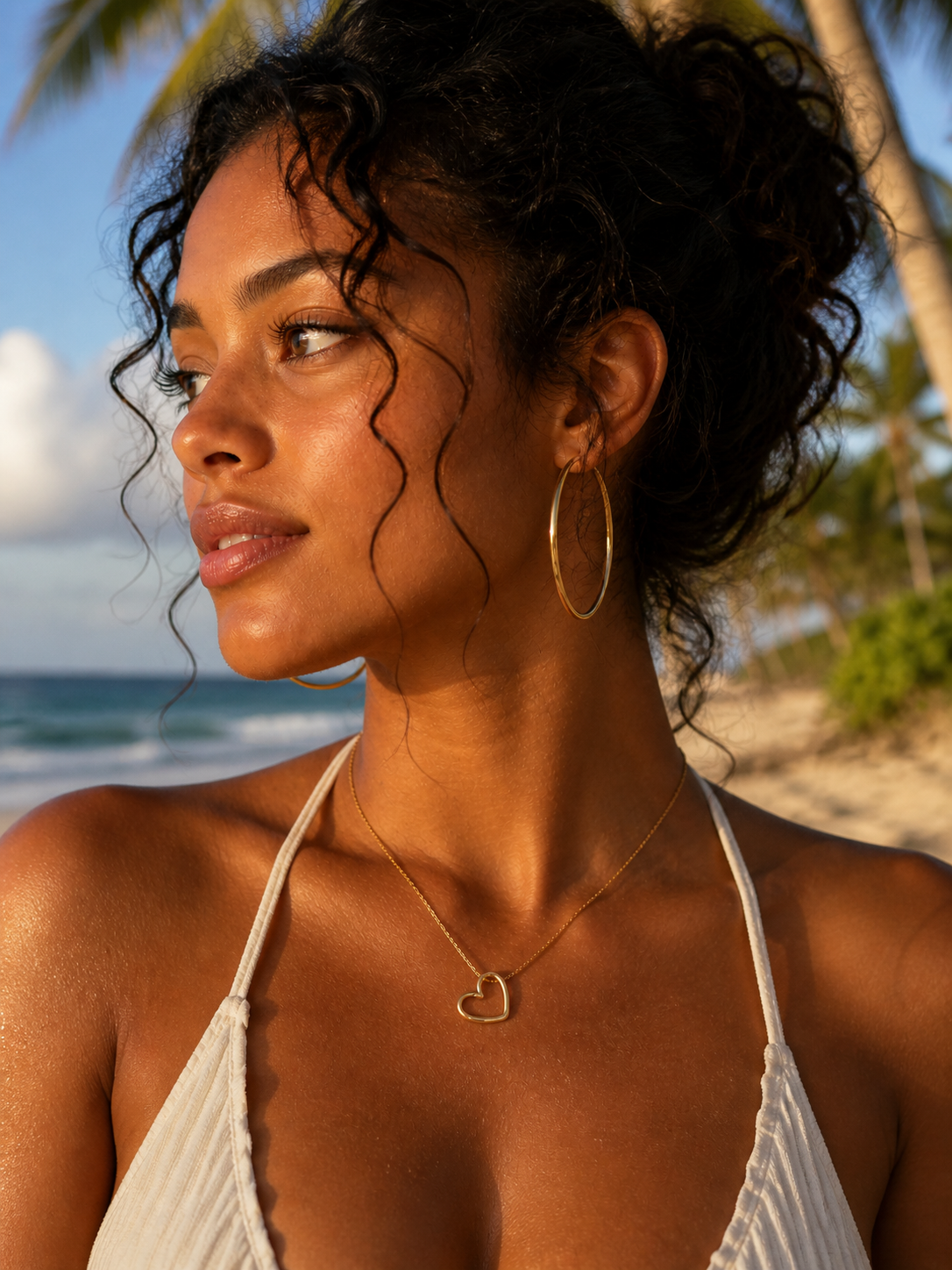 Minimal Heart Necklace