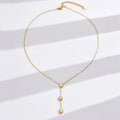 Dainty Trio Heart Necklace
